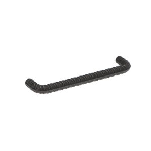 Poignée pour meubles en zamac Entraxe 128mm Fer noir vintage - Zamak