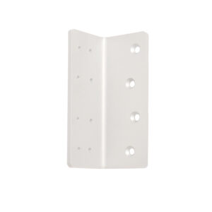 Cale support en acier pour crochet standard, pour porte coulissante, finition Blanc - Acier inoxydable