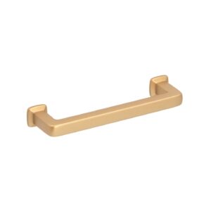 Poignée pour meubles en zamac Entraxe 96mm Alucover laiton Lot de 25 – Jaune / doré, Zamak