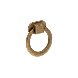 Poignée en zamac finition Florence antique Ø90×20 mm. Élégante robuste et idéale pour chaises ou mobilier design. – Marron, Zamak