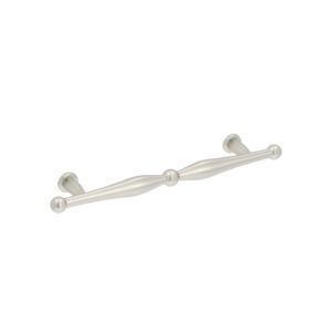 Poignée pour meubles en zamac Entraxe 128mm Argent Nottingham – Gris / argent, Zamak