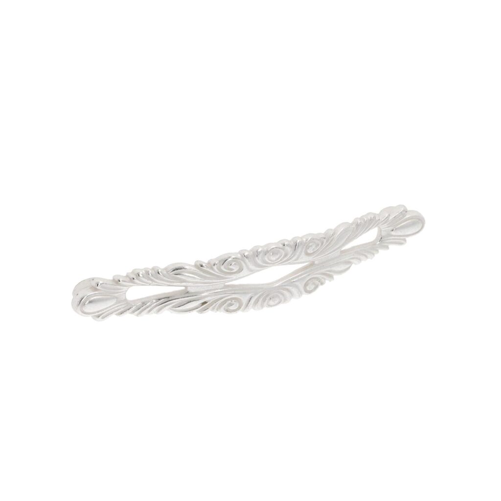 Poignée pour meubles en zamac Entraxe 128mm Venise argenté - Gris / argent, Zamak
