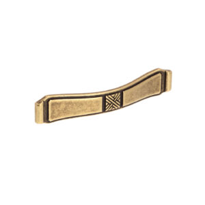 Poignée pour meubles en zamac Entraxe 96mm Florence antique - Marron, Zamak