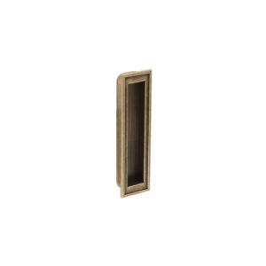 Poignée encastrée en zamac Entraxe 128mm Florence antique – Marron, Zamak