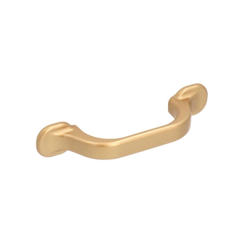 Poignée pour meubles en zamac Entraxe 64mm Alucover laiton - Jaune / doré, Zamak