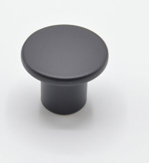 Bouton de meuble en zamac D 33 mm NOIR MAT - Zamak