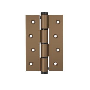 Charnière simple action à ressort, 120X40 mm, en aluminium anodisée bronze, pour porte de 40 mm - Orange / cuivré