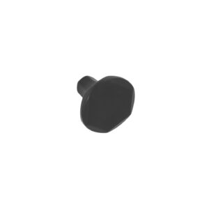 Bouton pour meubles en zamac Diamètre 30mm Vernis noir mat - Zamak