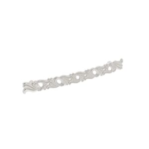 Poignée pour meubles en zamac Entraxe 160mm Venise argenté Lot de 25 – Blanc, Zamak