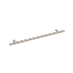 Poignée pour meubles en Acier Entraxe 224mm finition Nichel satiné – Gris / argent, Acier inoxydable