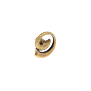 Bouton pour meubles en zamac Diamètre 31mm x 21 Florence antique – Marron, Zamak