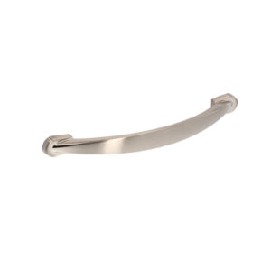 Poignée pour meubles en zamac Entraxe 128mm Nichel satiné – Gris / argent, Zamak
