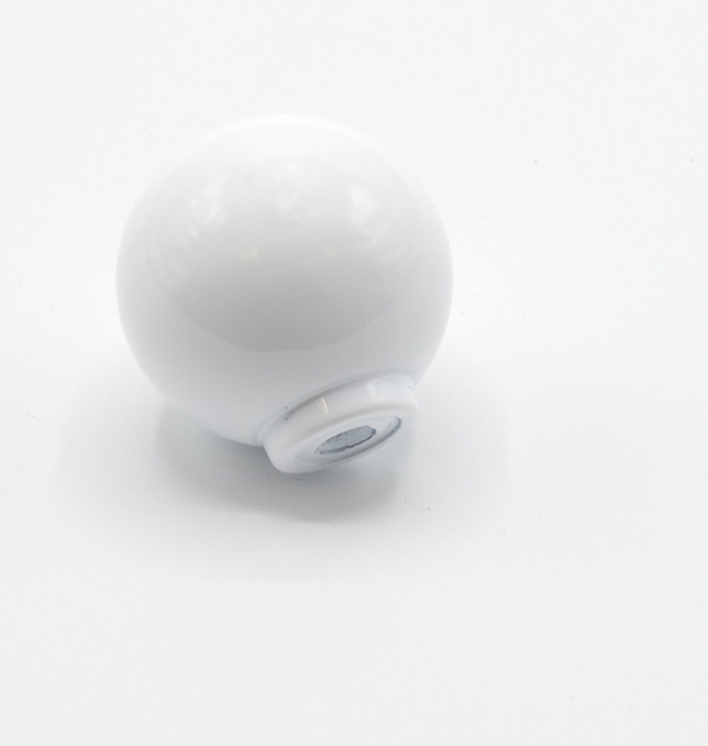 Bouton de meuble en résine polidur Haute resistance D 34 mm Blanc - Résine thermoplastique - Afbeelding 2