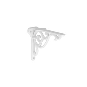 Supports étagères en zamac 150 x 115 Vernis blanc mat - Zamak