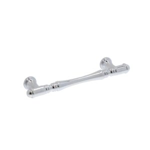 Poignée pour meubles en zamac Entraxe 96mm chrome poli - Gris / argent, Zamak