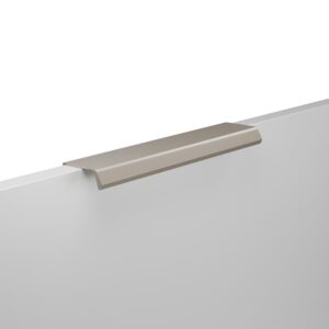 Poignée pour meubles en zamac Entraxe 160mm finition nickel galvanisé – Gris / argent, Zamak