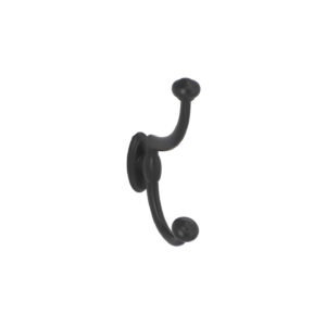 Portemanteau en zamac Entraxe 32mm Vernis noir mat - Zamak