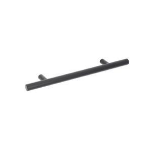 Poignée pour meubles en Acier inox Entraxe 128mm finition Vernis noir mat – Acier inoxydable