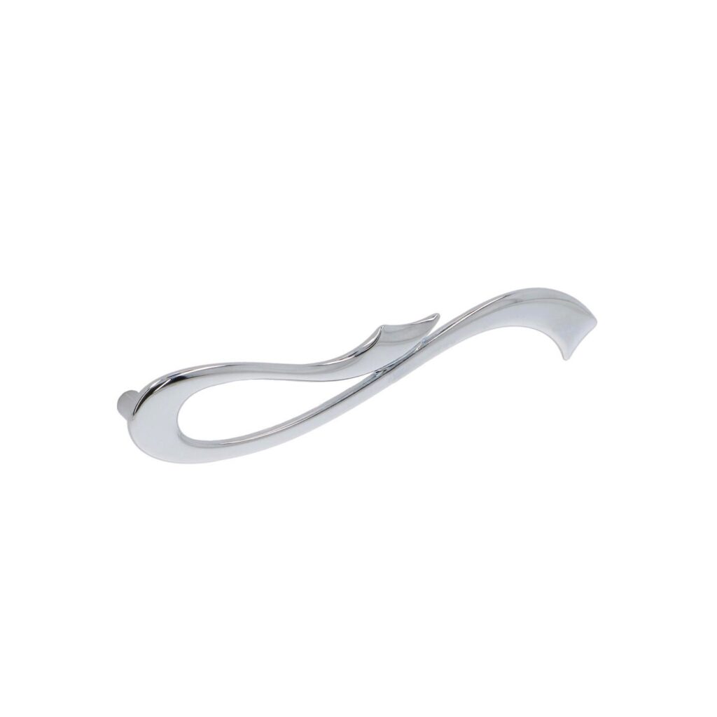 Poignée pour meubles en zamac Entraxe 160mm chrome poli - Gris / argent, Zamak