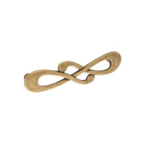 Poignée pour meubles en zamac Entraxe 96mm Florence antique Lot de 6 – Marron, Zamak