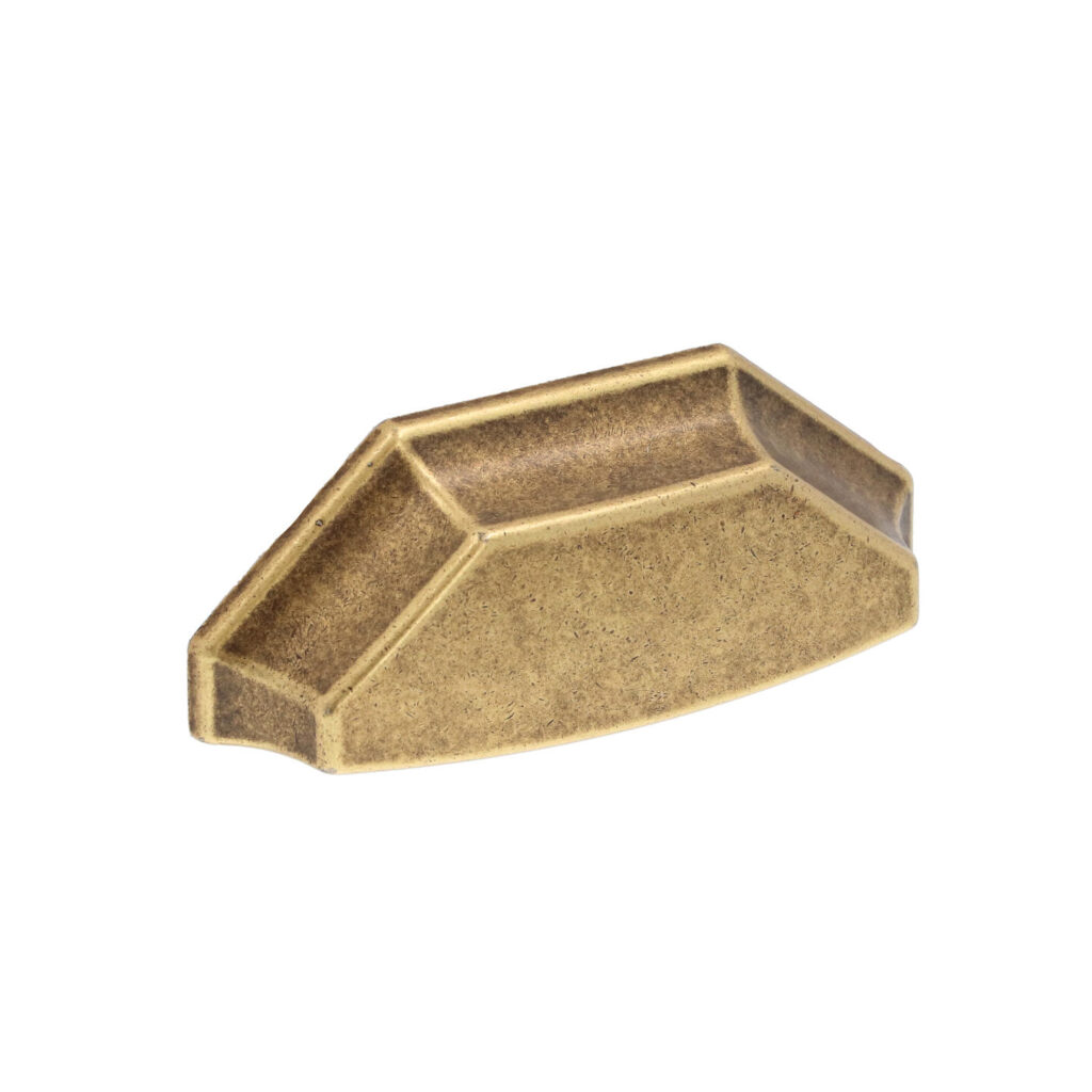 Poignée pour meubles en zamac Entraxe 64mm Florence antique - Marron, Zamak