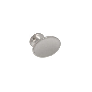 Bouton pour meubles en zamac Diamètre 42mm x 27 Nickel millésimé – Gris / argent, Zamak