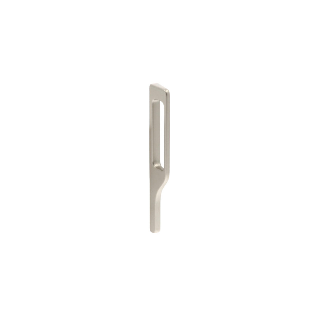 Poignée pour meubles en zamac Entraxe 128mm Alucover platine Lot de 25 - Gris / argent, Zamak