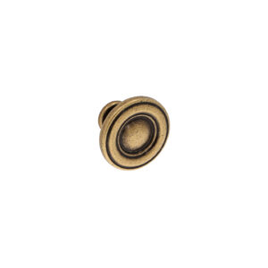 Bouton pour meubles en zamac Diamètre 35mm Florence antique - Marron, Zamak