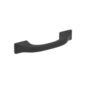 Poignée pour meubles en zamac Entraxe 64mm Vernis noir mat – Zamak