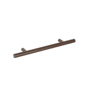 Poignée pour meubles en Acier inox Entraxe 128mm finition Fer rouillé grunge – Marron, Acier inoxydable