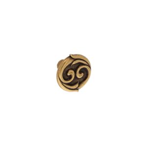 Bouton pour meubles en zamac Diamètre 32mm Florence antique - Marron, Zamak