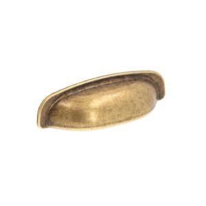 Poignée pour meubles en zamac Entraxe 64mm Florence antique Lot de 6 – Marron, Zamak