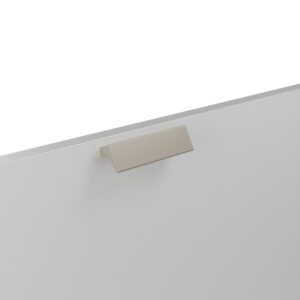 Poignée pour meubles en zamac Entraxe 64mm finition nickel galvanisé – Gris / argent, Zamak