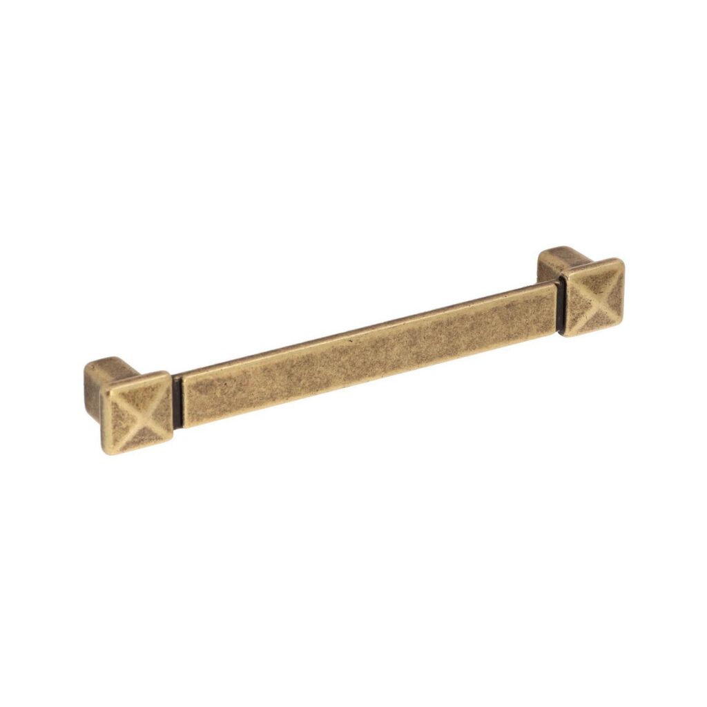 Poignée pour meubles en zamac Entraxe 128mm Florence antique Lot de 25 - Marron, Zamak
