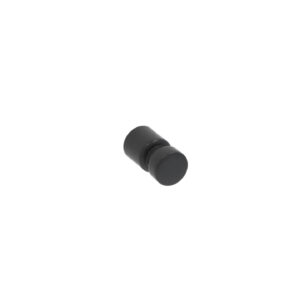 Bouton pour meubles en zamac Diamètre 15mm Vernis noir mat – Zamak