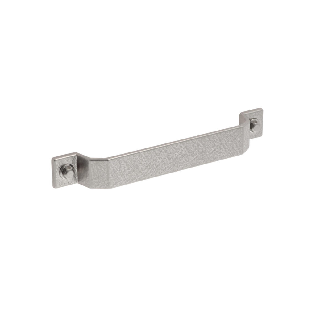 Poignée pour meubles en zamac Entraxe 160mm Nickel millésimé - Gris / argent, Zamak