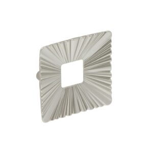 Poignée pour meubles en zamac Entraxe 48mm Argent Nottingham - Gris / argent, Zamak