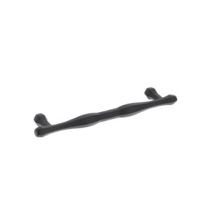 Poignée pour meubles en zamac Entraxe 128mm Vernis noir mat Lot de 25 – Zamak
