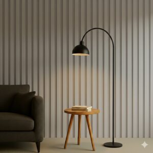 Panneau mural 3D en MDF massif Gris perle mat de 2760 mm X 495 mm – Design ondulé MICRO WAVY – Revêtement décoratif intérieur - Gris / argent