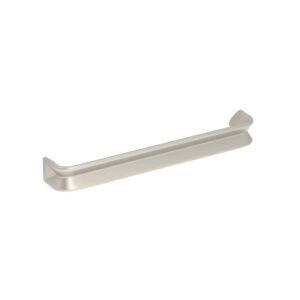 Poignée pour meubles en zamac Entraxe 160mm Alucover platine Lot de 25 – Gris / argent, Zamak