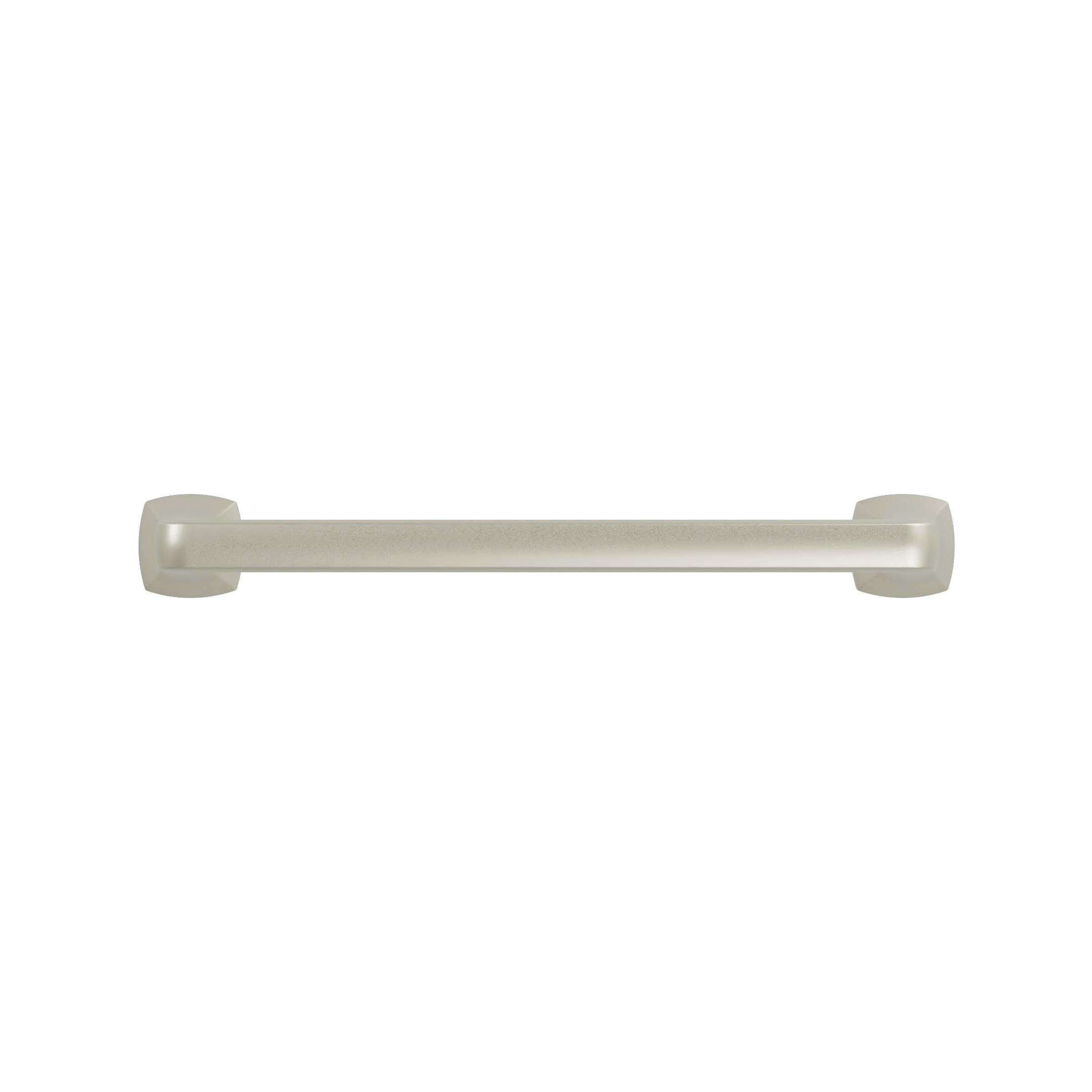 Poignée pour meubles en zamac Entraxe 128mm finition nickel galvanisé - Gris / argent, Zamak - imagine 2