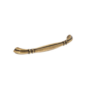 Poignée pour meubles en zamac Entraxe 128mm Florence antique Lot de 6 – Marron, Zamak