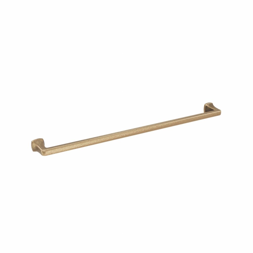 Poignée pour meubles en zamac Entraxe 416mm finition Florence antique - Marron, Zamak