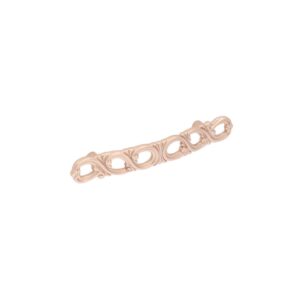 Poignée pour meubles en zamac Entraxe 96mm Or mat rose Lot de 25 – Zamak