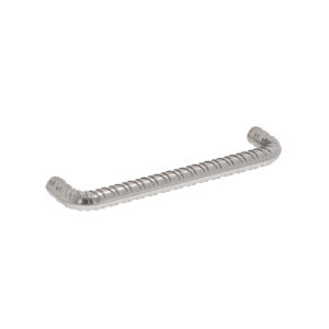 Poignée pour meubles en zamac Entraxe 128mm Nickel millésimé – Gris / argent, Zamak