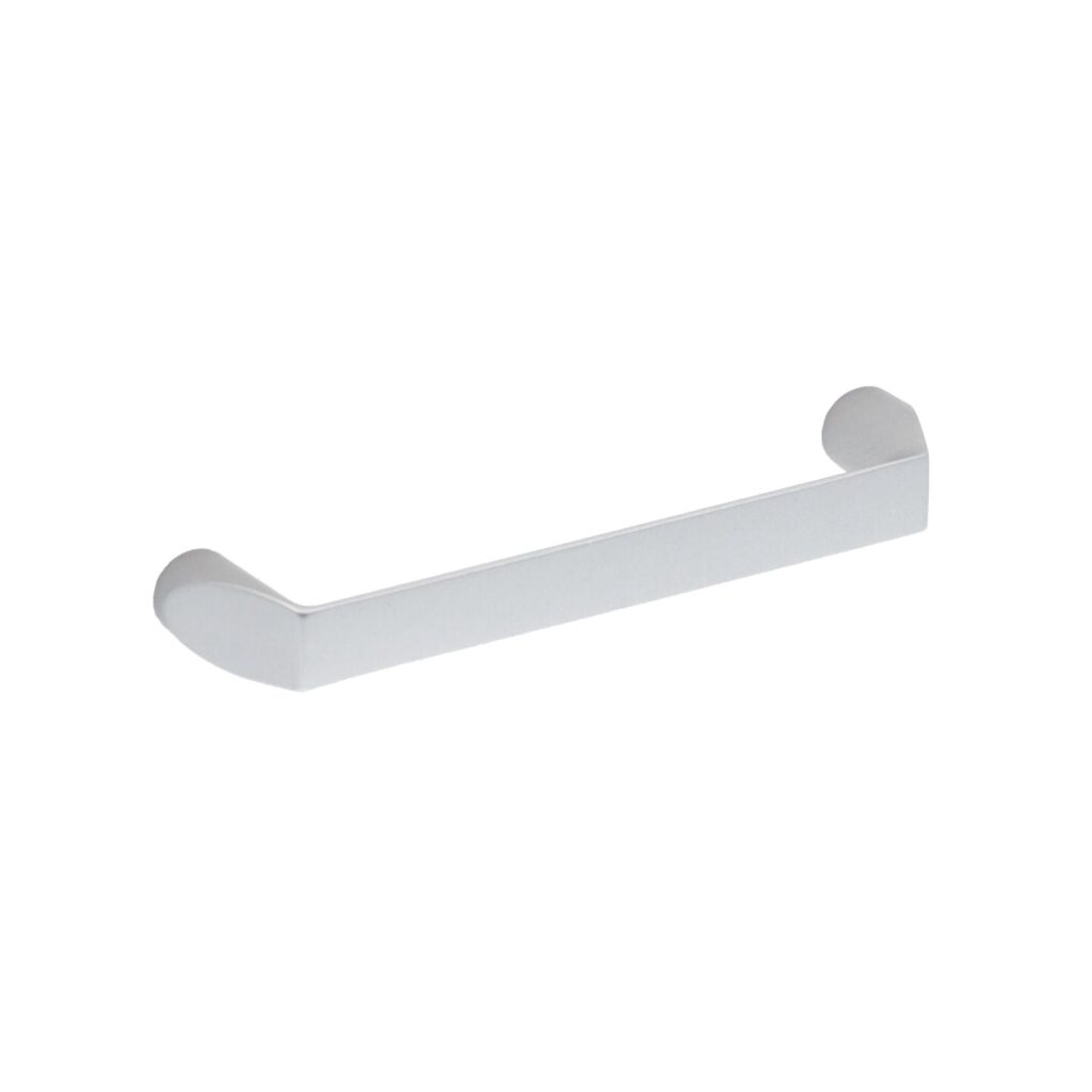 Poignée pour meubles en zamac Entraxe 96mm Aluminium mat verni Lot de 25 - Gris / argent, Zamak