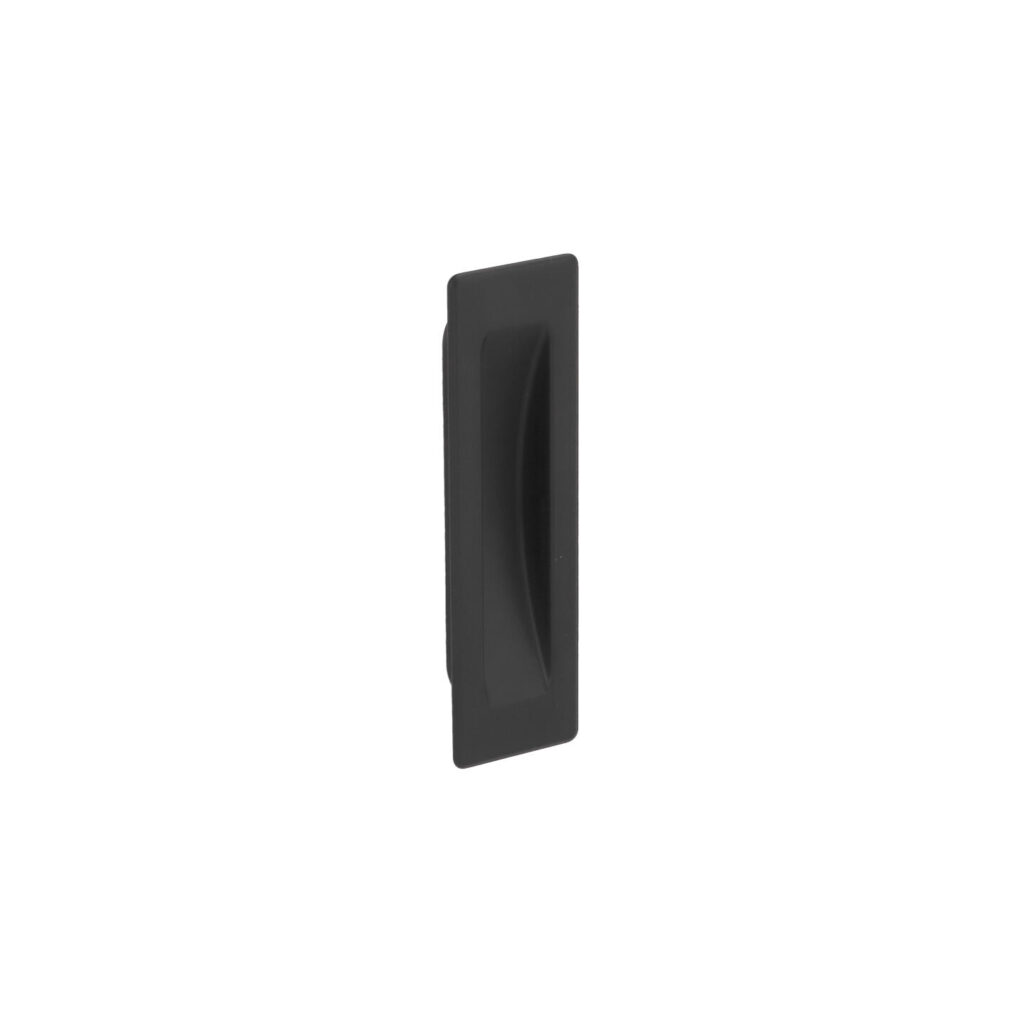 Poignée encastrée en zamac Entraxe 96mm Vernis noir mat - Zamak