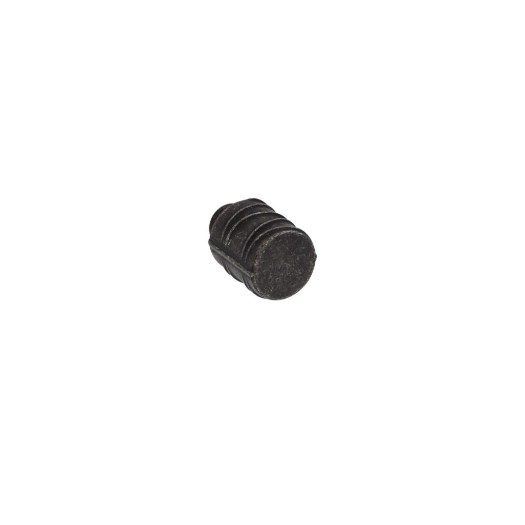 Bouton pour meubles en zamac Diamètre 17mm Fer noir vintage - Zamak