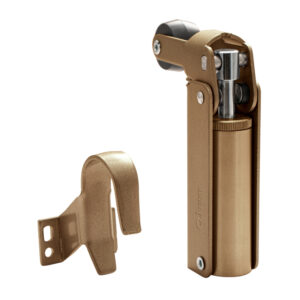 Frein de rétention force 115 N, en aluminium anodisé bronze, pour porte jusqu’à 100 KG. – Orange / cuivré