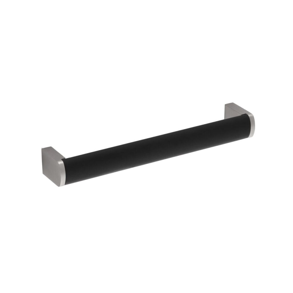 Poignée pour meubles en Acier inox et zamac Entraxe 160mm Nichel satiné - Gris / argent, Acier inoxydable